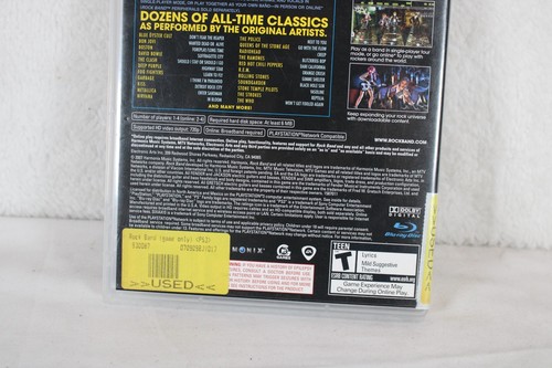 Rock Band PS3 Playstation 3 Video Game Rated Teen Complete - Picture 4 of 5