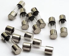 Lot of 10 ESKA T1.25A 250 Volt 1.25 Amp German Slow Blow Glass Fuses 5x20 MM