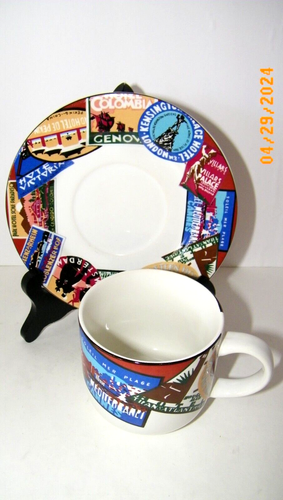 VITROMASTER Metropolitan Kaffee-/Espressotasse & Untertasse 1993 - 6er Set Vintage - Bild 7 von 8