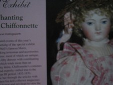 8p UFDC Chiffonnette Trousseau  Poupees Special Exhibits Doll History ARticles