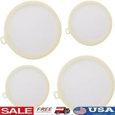 Silicone Food Covers Set 4PCS Bowls Containers POTS Fresh Storage Sealing New