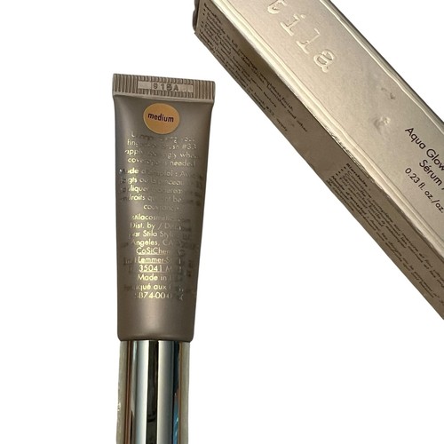 Stila Aqua Glow Serum Concealer Medium Tan NEW Luxurious Texture .23 Oz - Picture 4 of 11