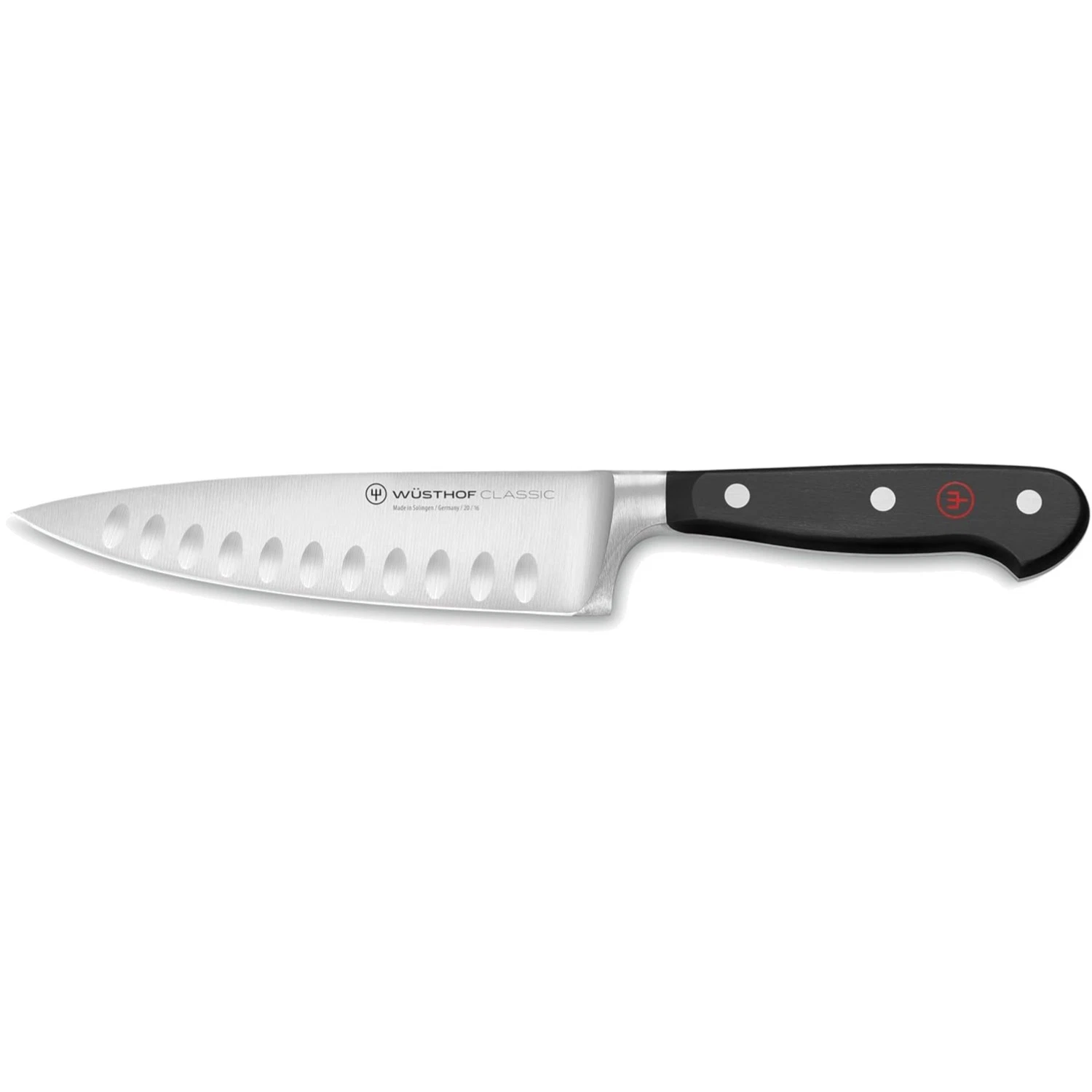 Classic 6" Chef's Knife, Black, Stainless Steel