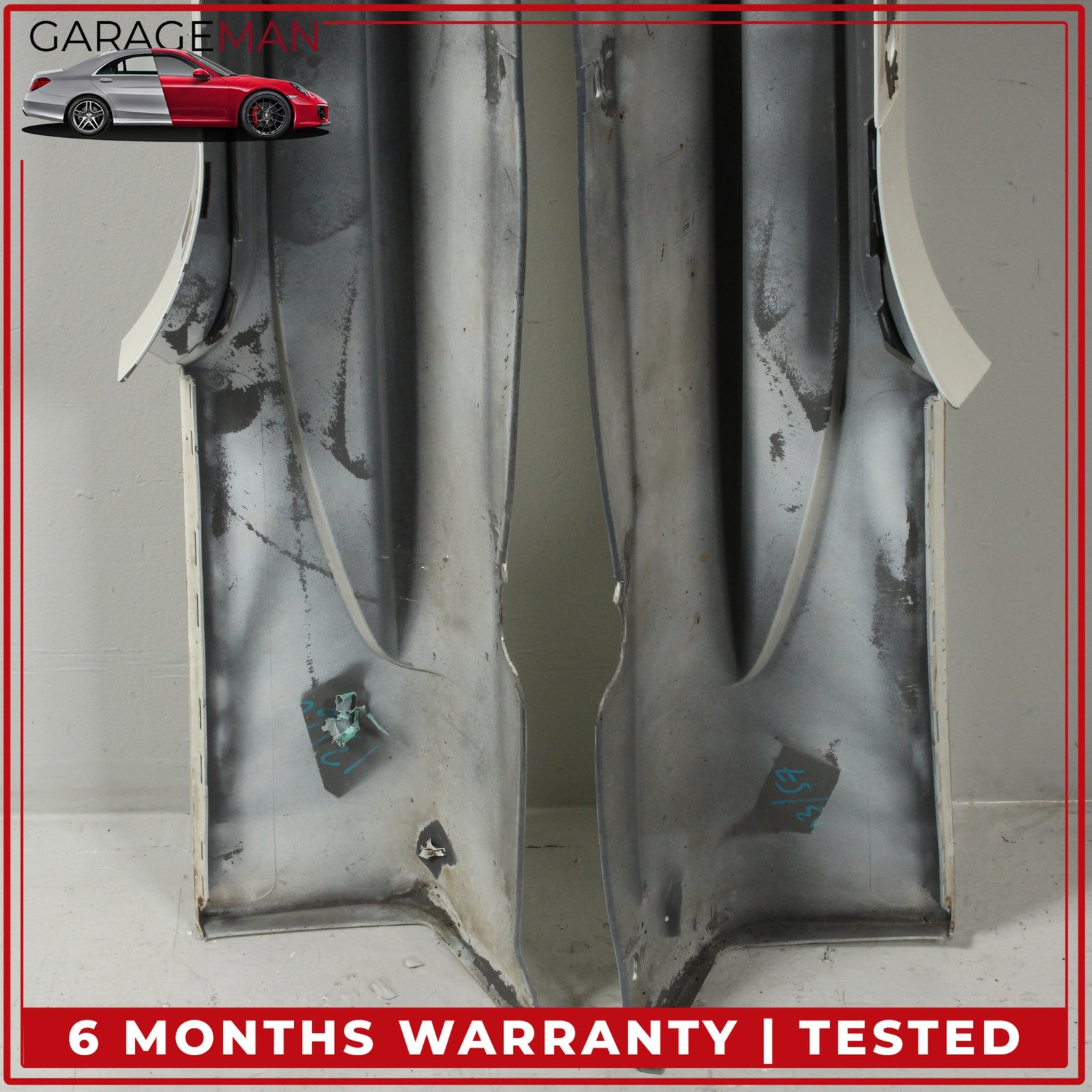 Maserati GranTurismo 2008-2018 Right Running boards Pair White