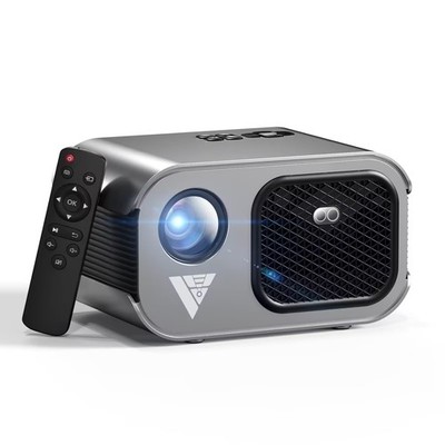 Home Projector with WiFi and Bluetooth, Native 1080P, 4K Support, Portable Sm...