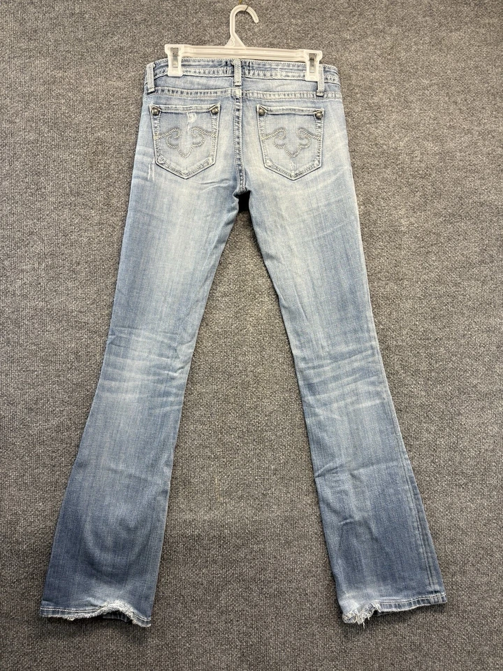 Rerock Express Jeans Women 4L Bootcut Low-Rise Light Wash Denim Pants - Image 3 of 4