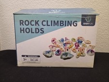 Baby Fun 24 Piece Rock Climbing Holds With Hardware - Open Box