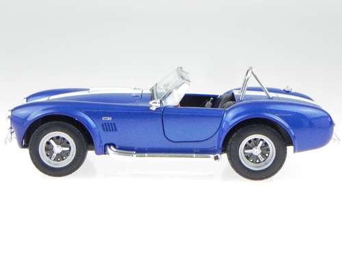 Shelby Cobra 427 1965 azul coche en miniatura 24002 Welly 1/24 - Imagen 4 de 7