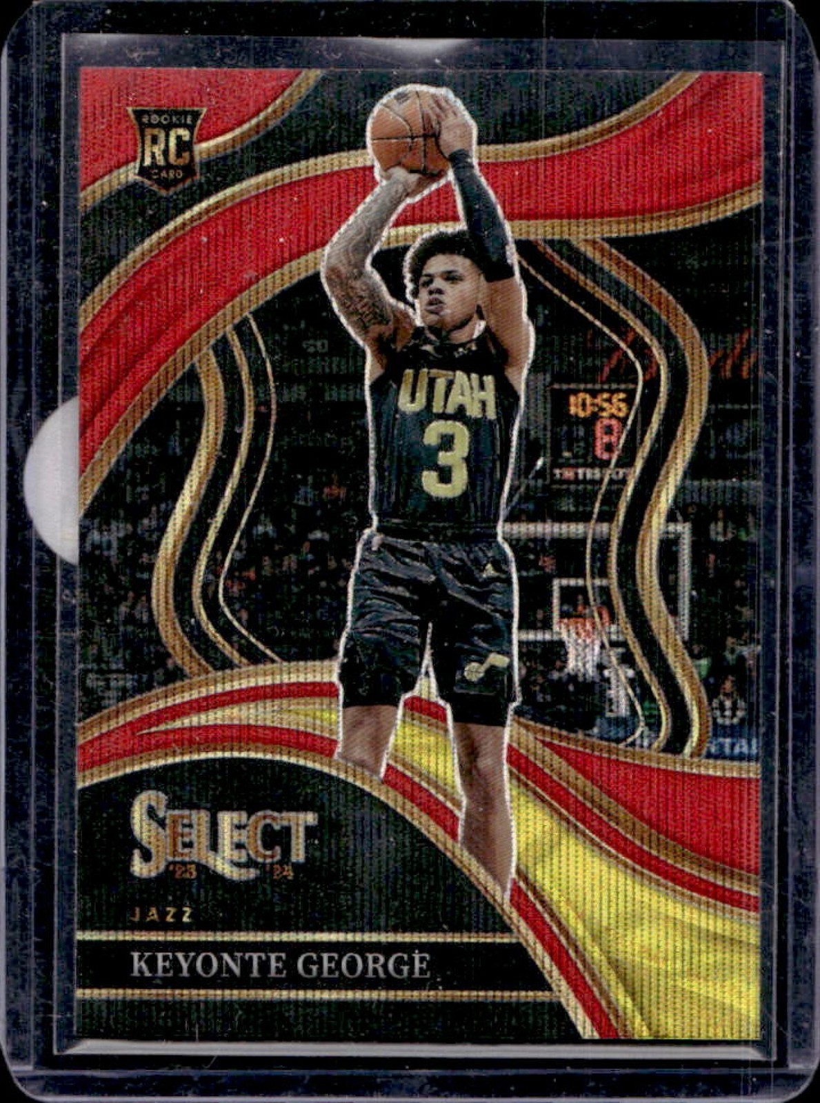2023-24 Select Keyonte George RC Red Wave Prizm Courtside #295 Jazz