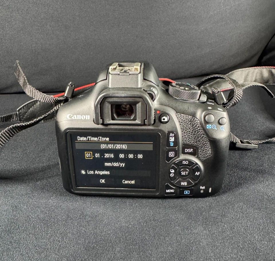 Canon EOS Rebel T6 Digital SLR Camera 1300D w/ EF-S 18-55mm Lens + Accessories  - Image 3 of 4