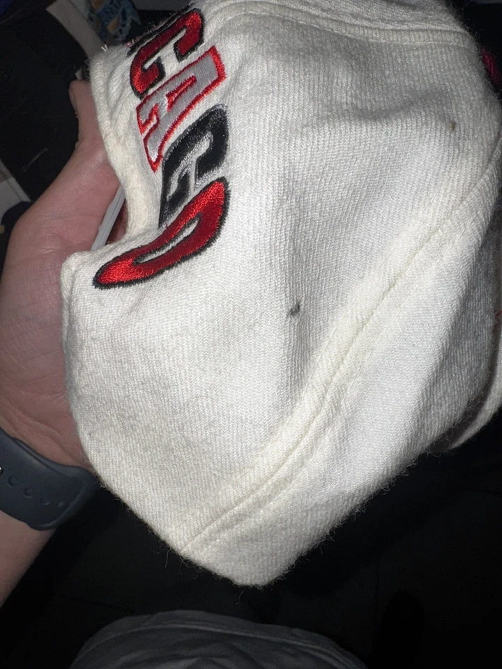 Boné vintage Chicago Bulls Snapback Grossman Cap Co. MARCA 100% LÃ - Imagem 3 de 3