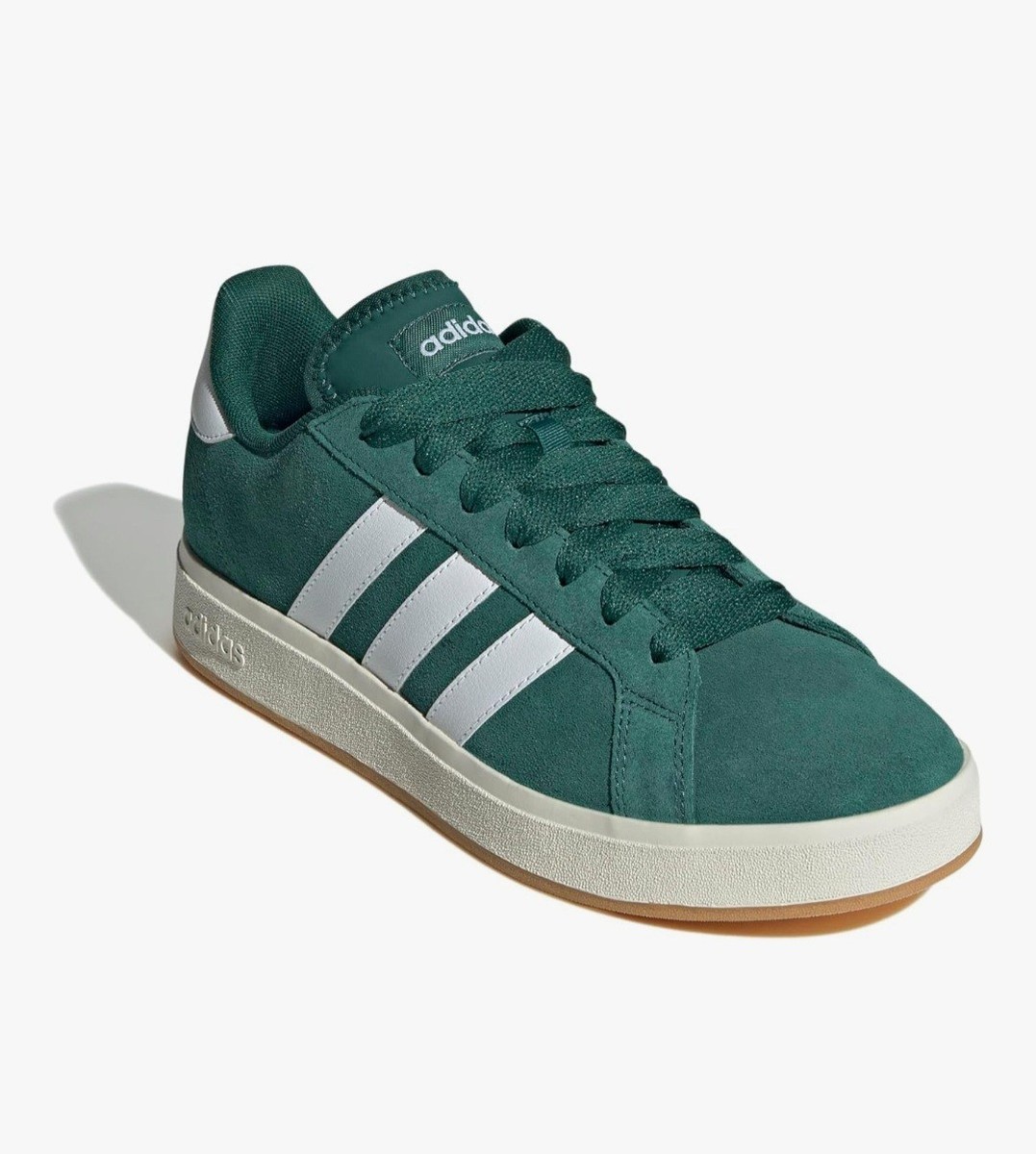 adidas gazelle silver green womens adidas Men's Grand Court 2.0 Sneakers (White/Black) main image 1