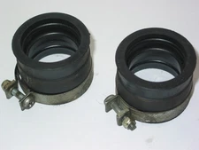 PAIR OF ORIGINAL ROTAX 503 / 447 RUBBER CARBURETOR SOCKETS / AIR INTAKE BOOTS !!