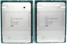 Pair Intel SRF8Z 3.60GHz XEON GOLD 6244 8-Cor...
