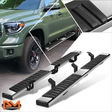 For 07-21 Toyota Tundra Crew Max 6.75" Side Step Pads Nerf Bar Running Boards