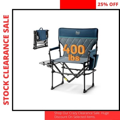 Folding Directors Chair Aluminum Side Table Pocket
