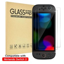 1/2/3PCS Screen Protector For NS Switch 2 Tempered Glass Anti-Scratch HD Clear P