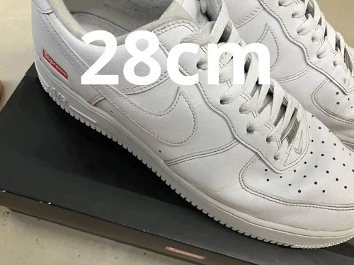 CU9225 100 Supreme Nike Air Force 1 Low Blanc (Homme)
