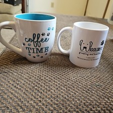 Coffee Time Cute Paws Furbaby Pet Lovers Mug & Wigglebutz Mug ~1 John 4:19