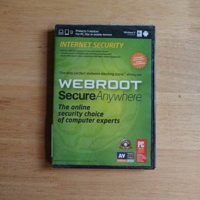 Webroot Software Secure Anywhere Internet Security Plus 2013 for PC, Mac
