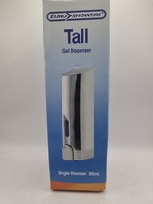 Euroshowers - Tall Single Liquid  Gel Soap Dispenser - Chrome