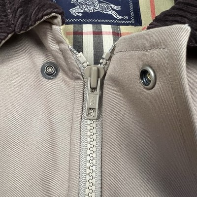 Vintage 90s Burberrys Insulated Field Jacket Coat Nova Check Lined