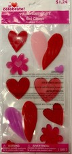 Valentine's Day Window Gel Clings