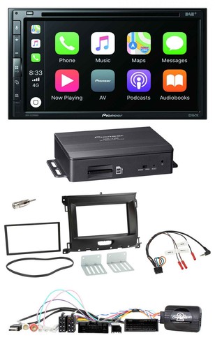 Pioneer TMC DAB Bluetooth 2DIN Lenkrad Navigation für Ford Ranger XL ab 02/2016