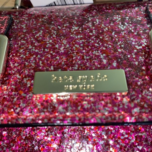 Kate Spade Kids Glitter Scout Cross Body Bag Red/Pink Glitter NWT - Picture 8 of 15