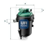 UFI Kraftstofffilter 55.145.00 Passend FüR Fiat