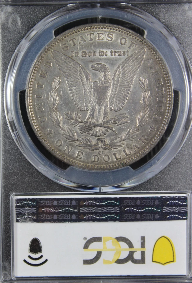 1891-CC XF45 Morgan Dollar, Vam 3 Splitting Eagle, PCGS 50524104 - Image 4 of 4