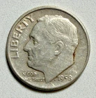 1958D Roosevelt Dime 90% Silver