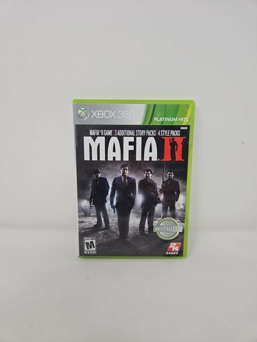 Platinum Hits Mafia II 2 Xbox 360 komplett mit Handbuch, Karte & beiden Discs