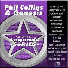 PHIL COLLINS  GENESIS LEGEND SERIES NEW KARAOKE CDG 151One More Night,Two Heart