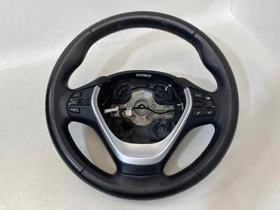 Fits 2012 - 2016 BMW 328i F30 Sport Steering Driver Wheel Leather w/o Heated OEM