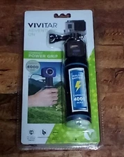 VIVITAR ADVENTURE ON COMPACT POWER GRIP 4000MAH FITS GOPRO & ALL ACTION CAMERAS