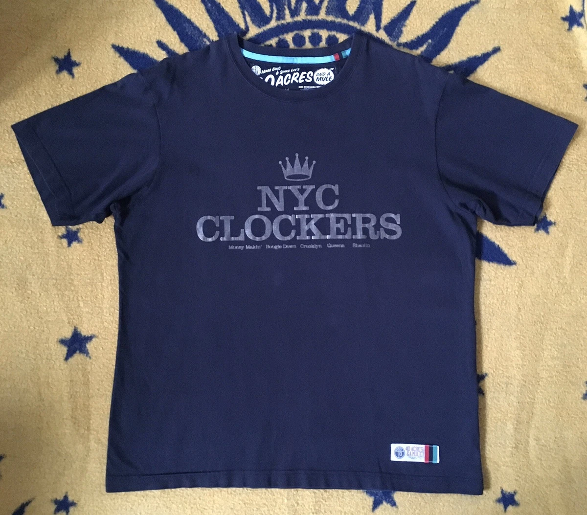 40 ACRES AND A MULE MARC ECKO SPIKE LEE NYC CLOCKERS Tshirt Mens Large RARE READ