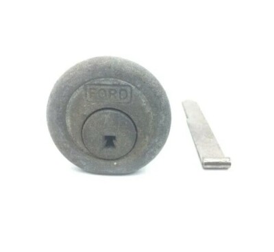 EXTENDED LONG ORIGINAL FORD GUMBALL VENDING MACHINE F-50 LOCK w/ BAR  (NO KEY)