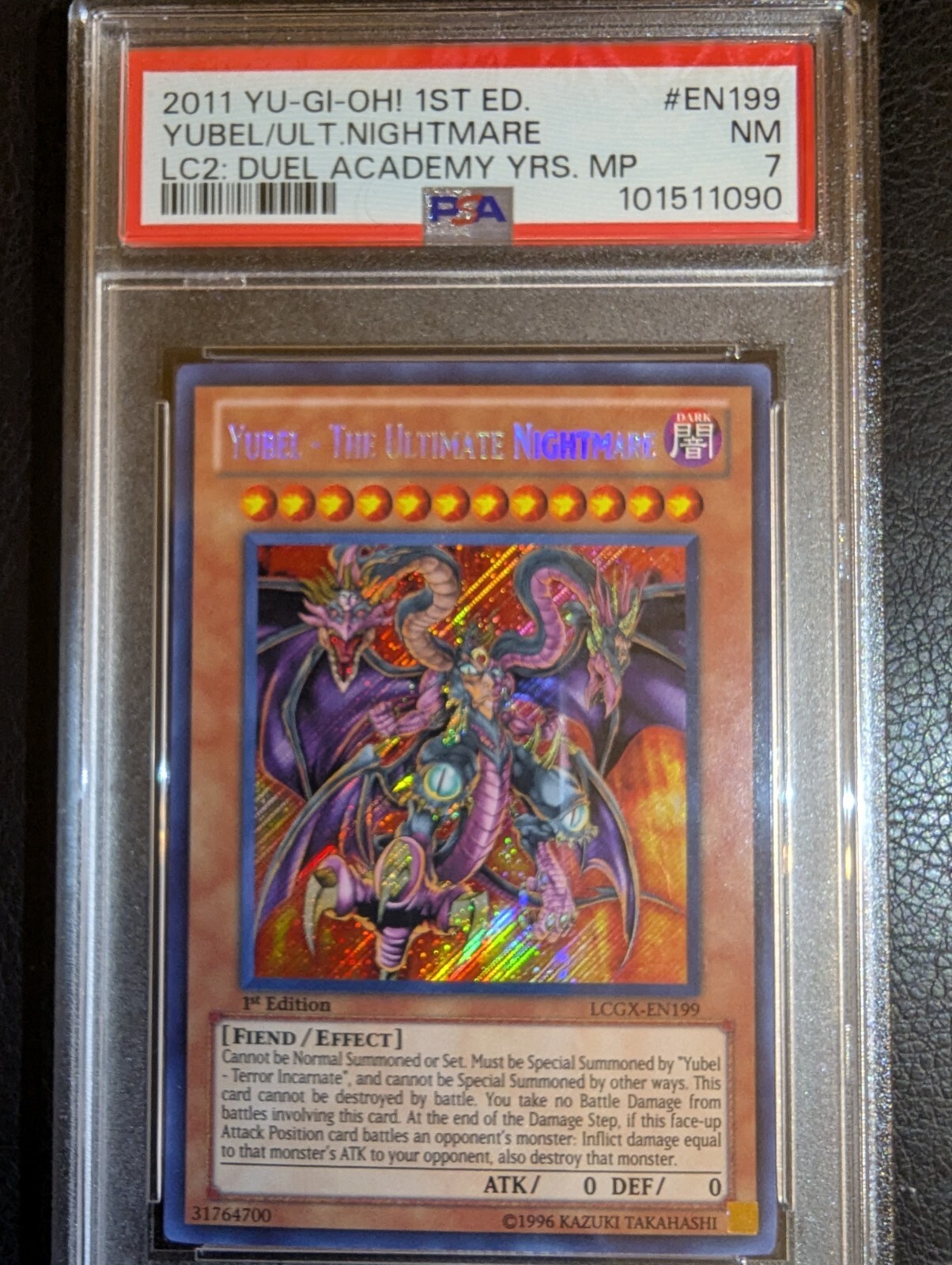 Yubel The Ultimate Nightmare LCGX-EN199 Legendary Collection 2 Duel Academy Edition  
