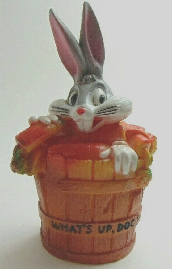 Vintage Bugs Bunny Toy Bank Warner Brothers 