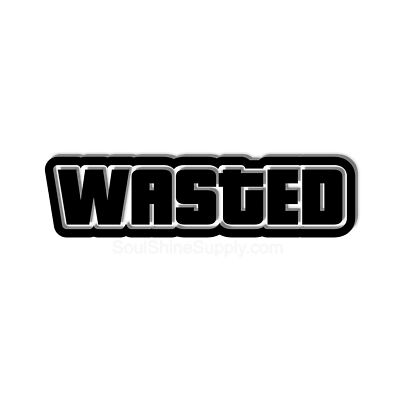 Funny GTA Wasted Decal Sticker - Waterproof Vinyl - Strong Adhesive 5 Star