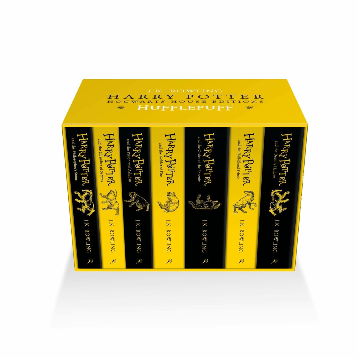 Harry Potter Hufflepuff House Editions Books Boxset By JK