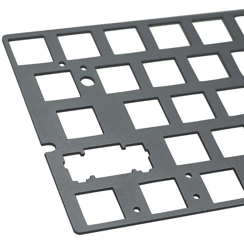 Mechanical Keyboard DIY CNC 60% Plate Anode Aluminum Drawing Concurrence