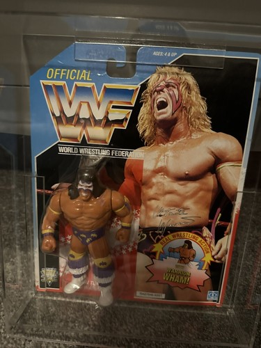 WWF HASBRO Ultimate Warrior 1991 MOC Blue Card WWE...