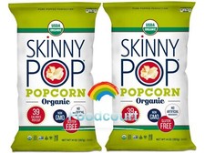 2 Packs SkinnyPop Organic Original Popcorn 14 OZ Each Pack