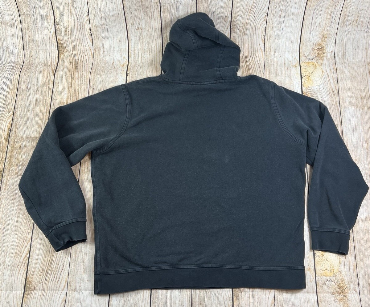 Nike Y2K Big Swoosh Black Hoodie Sweatshirt Size XL Blue Tag | eBay