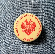 1910-20 Austrian Military Benevolent Association 1 1/4" Cel LA Badge BP