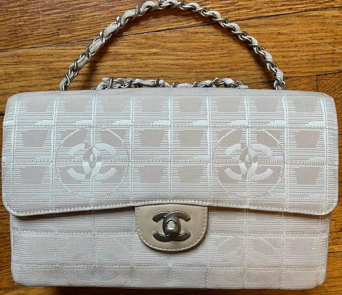 Chanel Beige New Travel Line Cc Logo