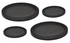 2 Pair 10" Inch Speaker Steel Mesh Grills w/ Speed Clip Screws Protect your Subs