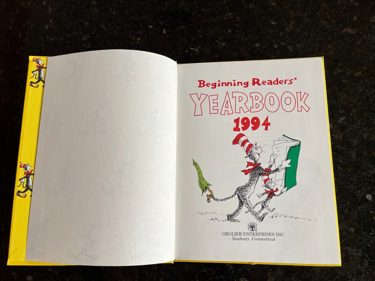 Beginning Readers Yearbook 1994 Dr. Seuss large oversize hardcover